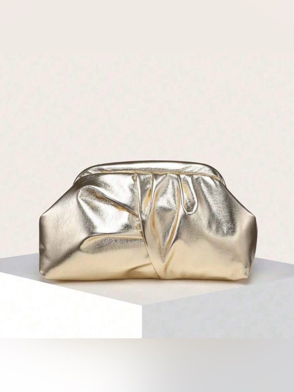 Gold  Clutch Bag -